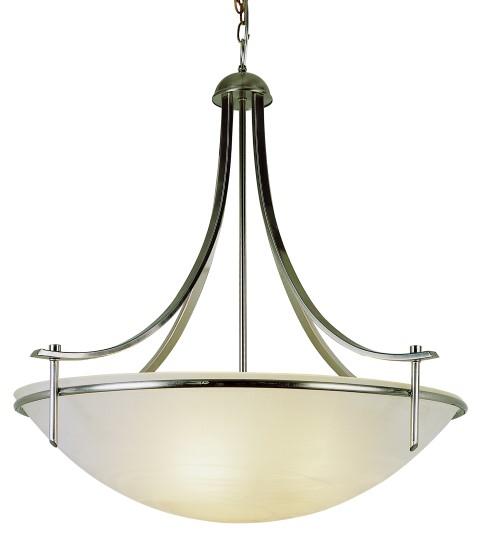 Glass bowl hanging light deals